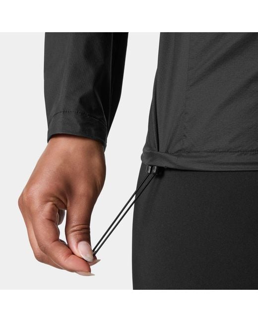 Helly Hansen Black Trail Windbreaker Jacket