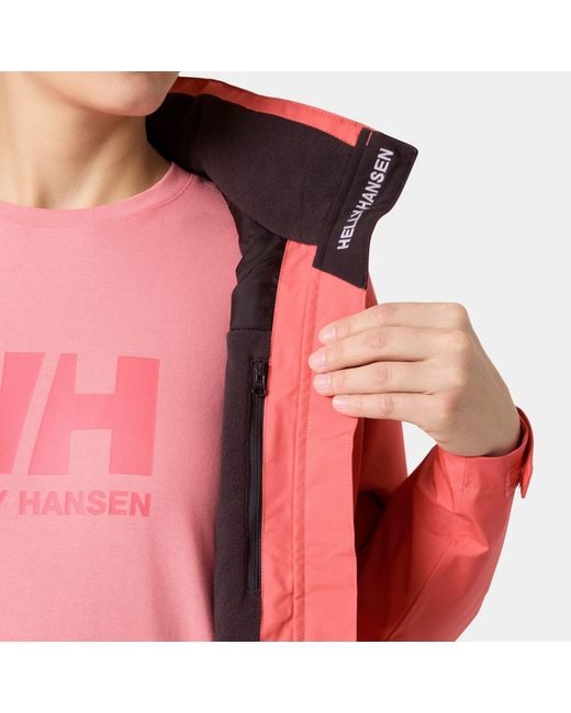 Helly Hansen Red Crew Hooded Midlayer Jacket 2.0