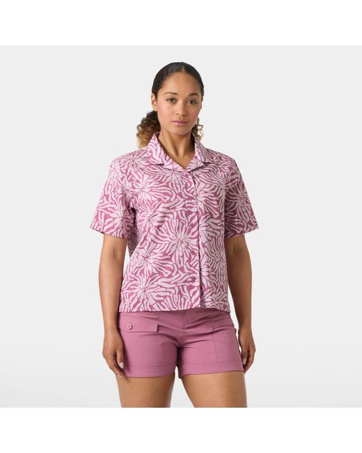 Helly Hansen Red Holmen Short Sleeve Shirt