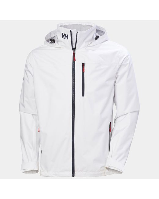 Helly Hansen White Crew Hooded Jacket 2.0 for men