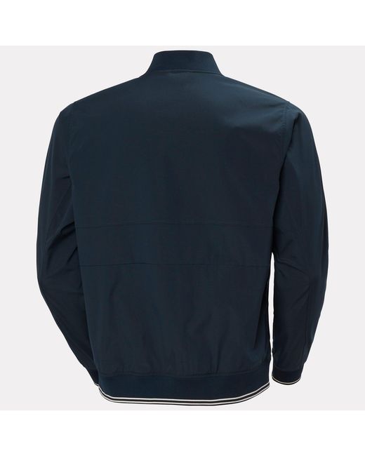 Helly Hansen Blue Marine Bomber Jacket for men