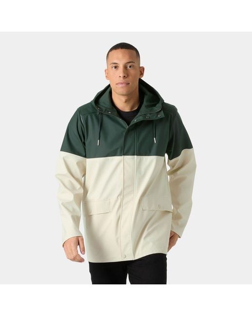 Helly Hansen Green Moss Block Coat for men