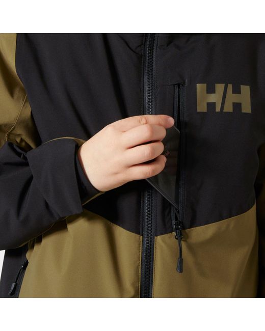 Elevate Ski Jacket Juvenil Helly Hansen de color Black