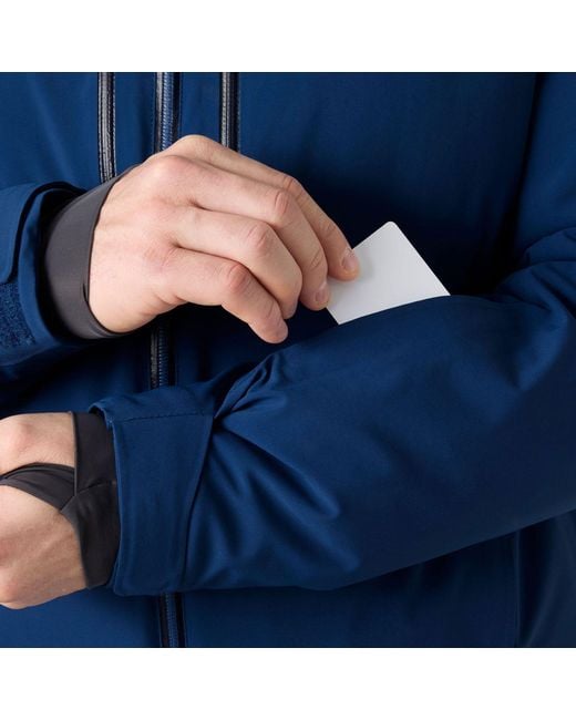 Helly Hansen Blue Alpha Lifaloft Lightweight Ski Jacket for men