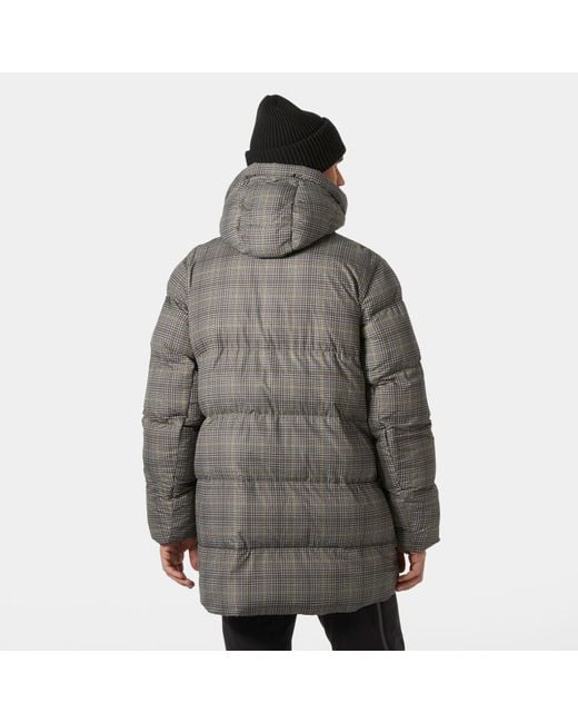 Helly Hansen Gray Alby Puffy Parka for men