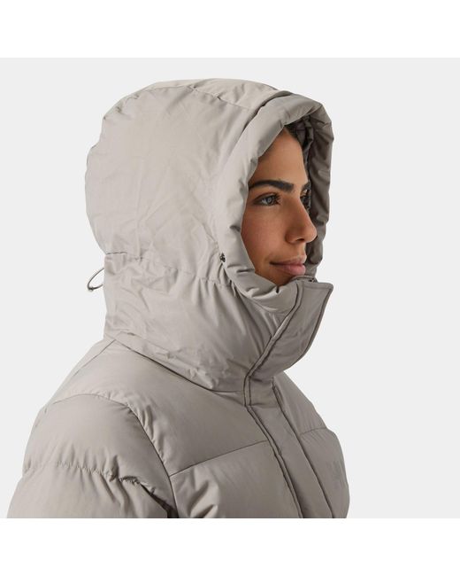 Helly Hansen Gray Aria Long Parka Damen