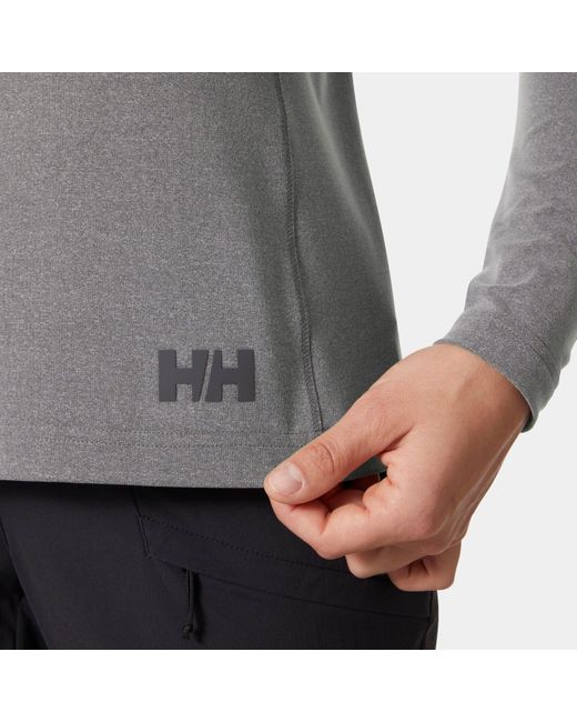 Tyri Half-Zip Mujer Helly Hansen de color Gray