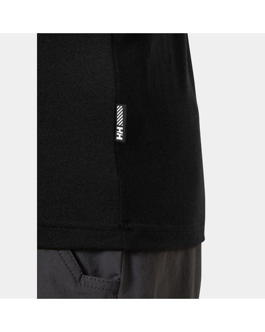 Helly Hansen Black Durawool T-Shirt
