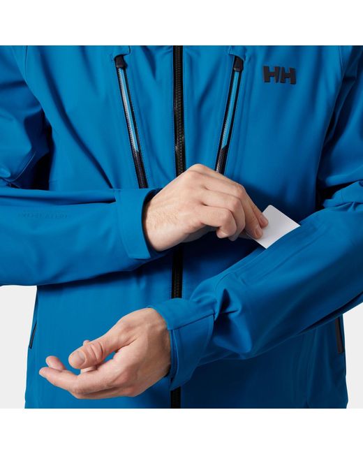 Alpha Long Shell Jacket Hombre Helly Hansen de hombre de color Blue