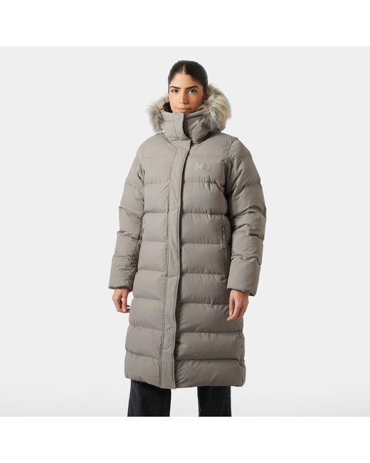 Helly Hansen Gray Aria Long Parka