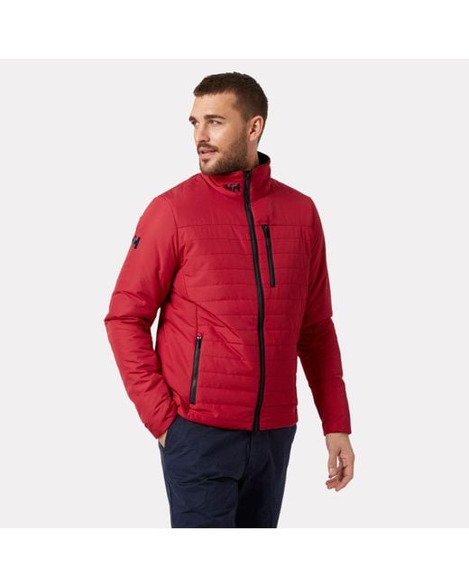 Helly Hansen Red Crew Insulator Sailing Jacket 2.0 for men
