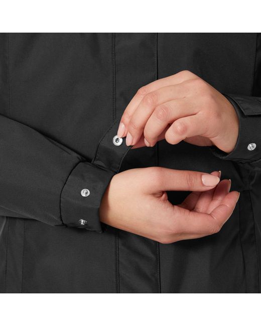 Helly Hansen Black Aden Long Rain Coat