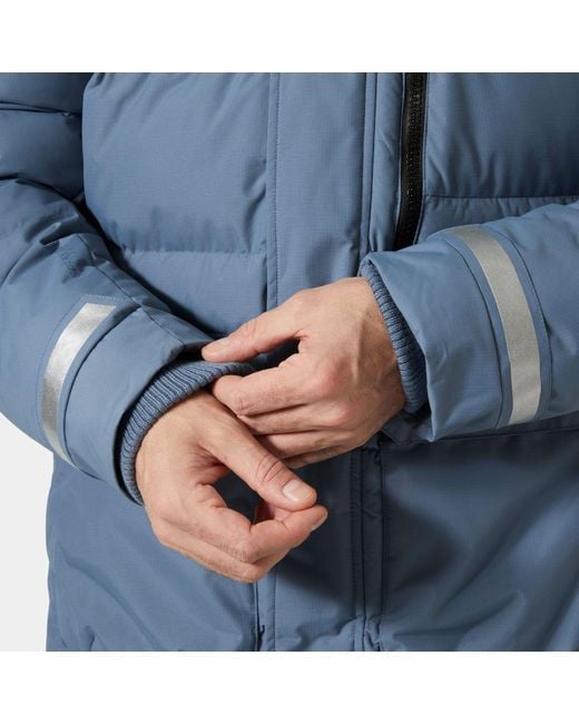 Helly Hansen Blue Tromsoe Hooded Winter Jacket for men