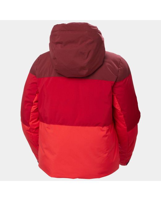 Helly Hansen Nora Short Puffy Ski Jacket Red