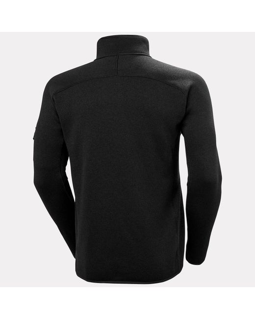 Helly Hansen Black Varde 2.0 Fleece Jacket for men