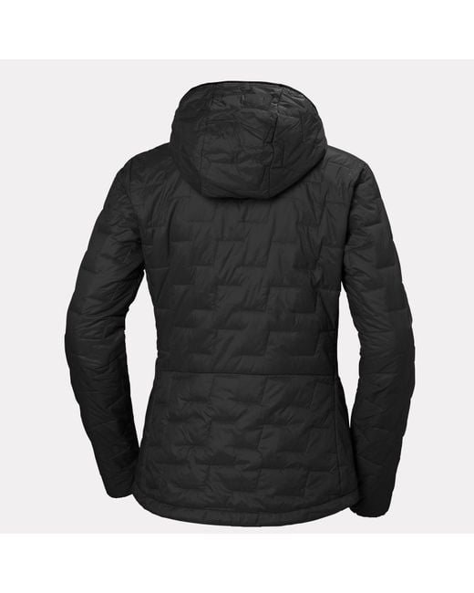 Helly Hansen Black W Lifaloft Hooded Insulator Jacket