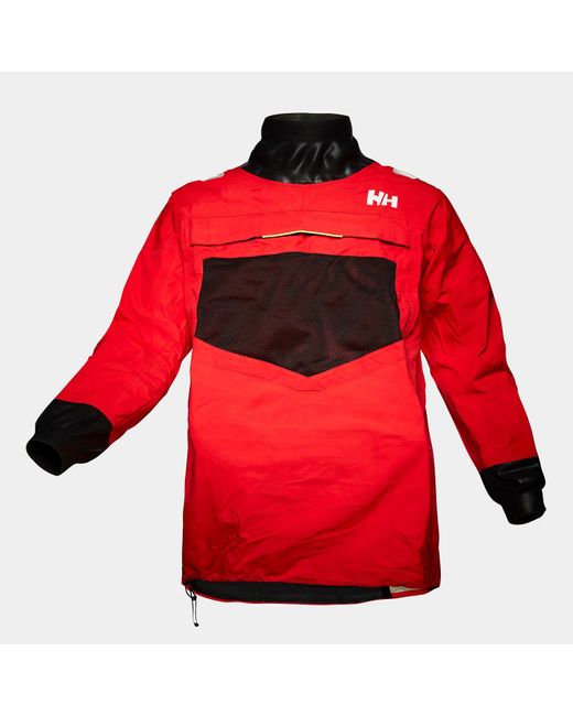 Helly Hansen Red Aegir Ocean Breathable Sailing Smock for men