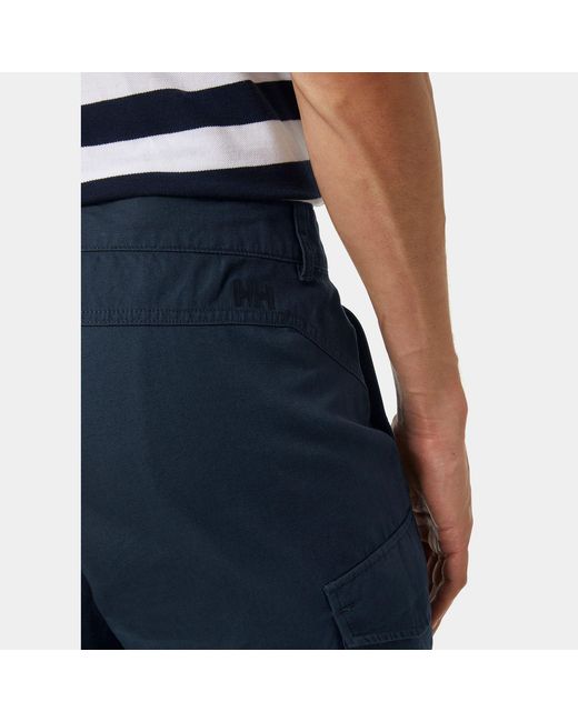Helly Hansen Blue Dock Cargo Shorts for men