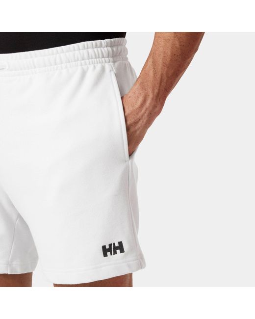 Hh Terry Loop Shorts Hombre Helly Hansen de hombre de color White