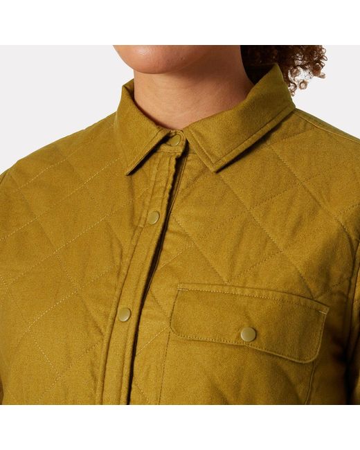 Helly Hansen Brown Isfjord Insulated Shacket