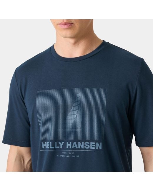 Helly Hansen Blue Hp Race Sailing T-Shirt