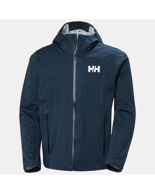 Helly Hansen Blue Momentum 3-Layer Stretch Jacket for men