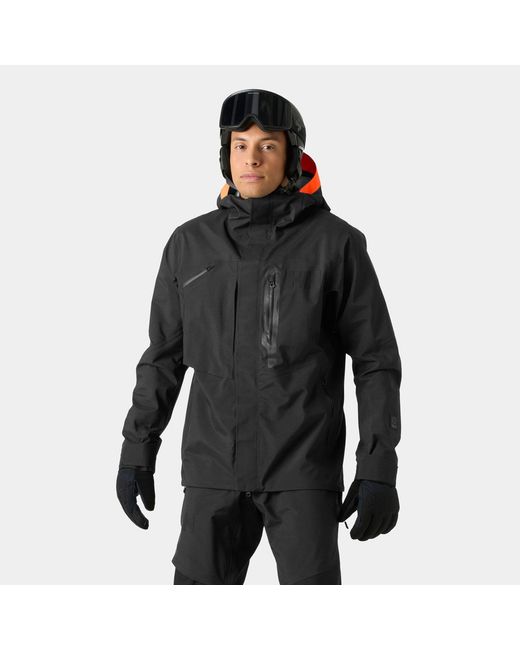 Helly Hansen Black Sogn Patrol Shell Jacket for men