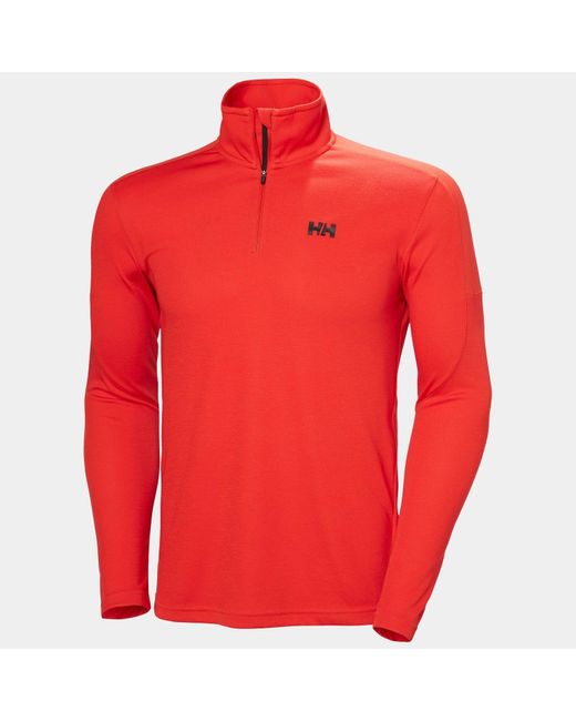 Helly Hansen Red Hp Half-Zip Pullover 2.0 for men