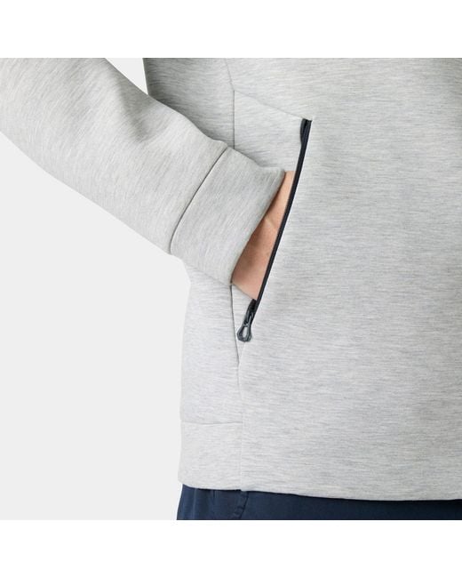 Helly Hansen Gray The Ocean Race Full-Zip Hoodie for men