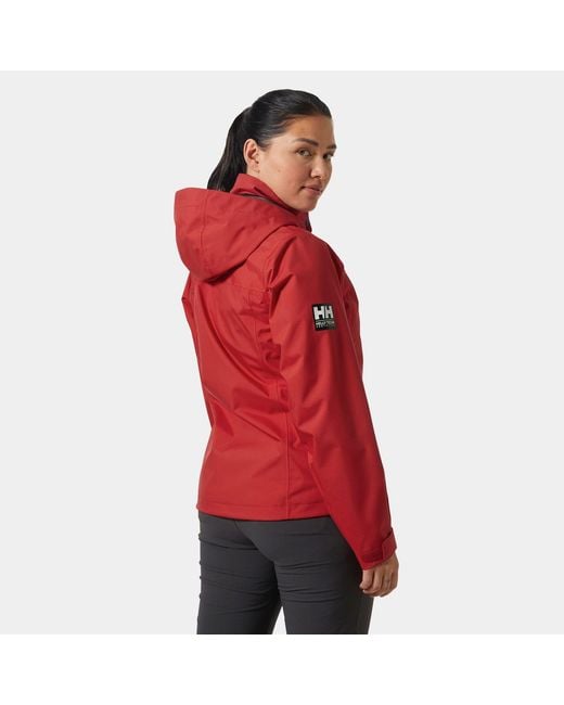 Helly Hansen Red Crew Hooded Jacket 2.0