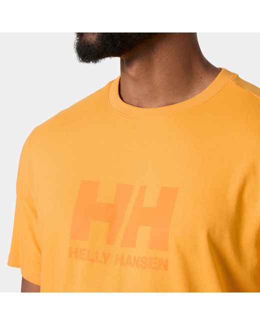 Helly Hansen Orange Hh Logo T-Shirt 3.0 for men