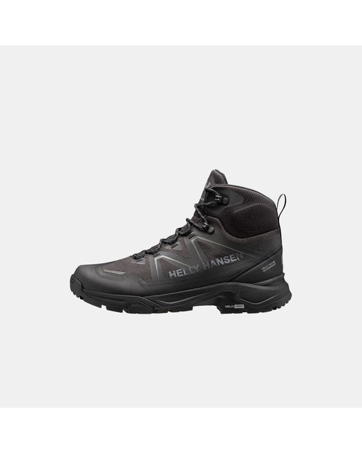 Helly Hansen Black Cascade Mid Low-Cut Helly Tech Boots for men