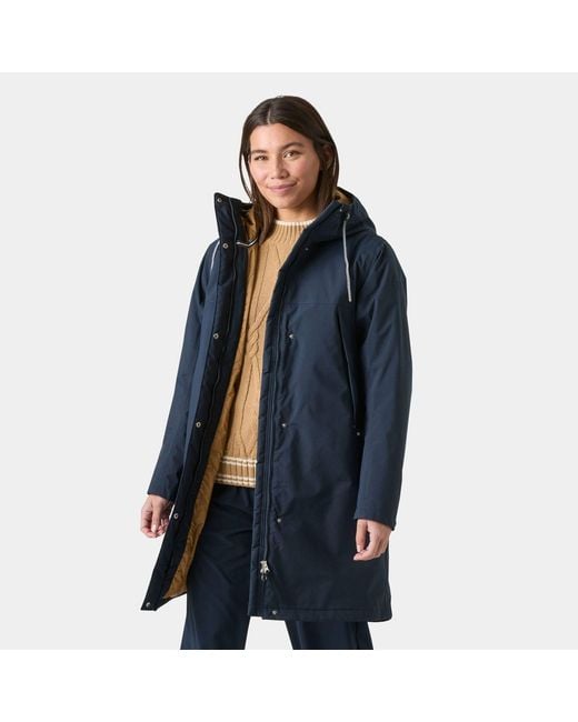 Helly Hansen Blue Hvaler Insulated Raincoat