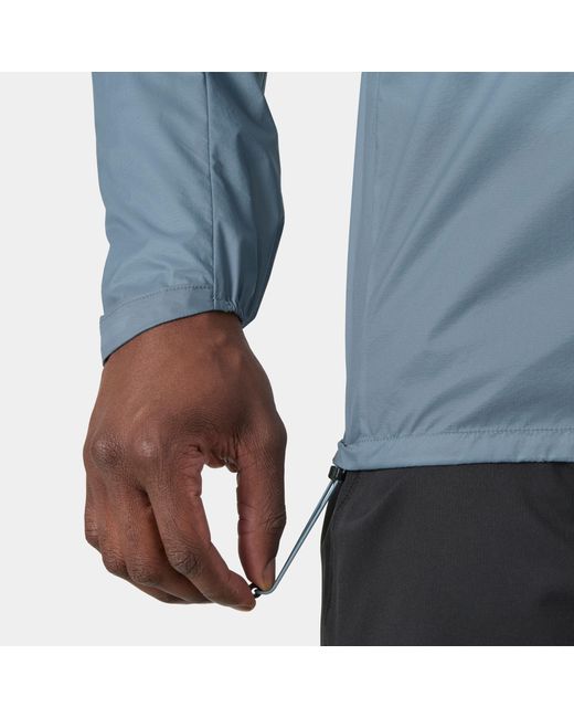Helly Hansen Blue Trail Windbreaker Jacket for men