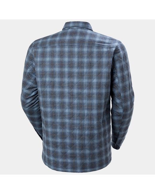 Helly Hansen Blue Isfjord Insulated Shacket for men