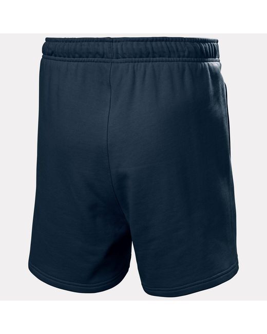 Helly Hansen Blue Terry Loop 6” Shorts for men