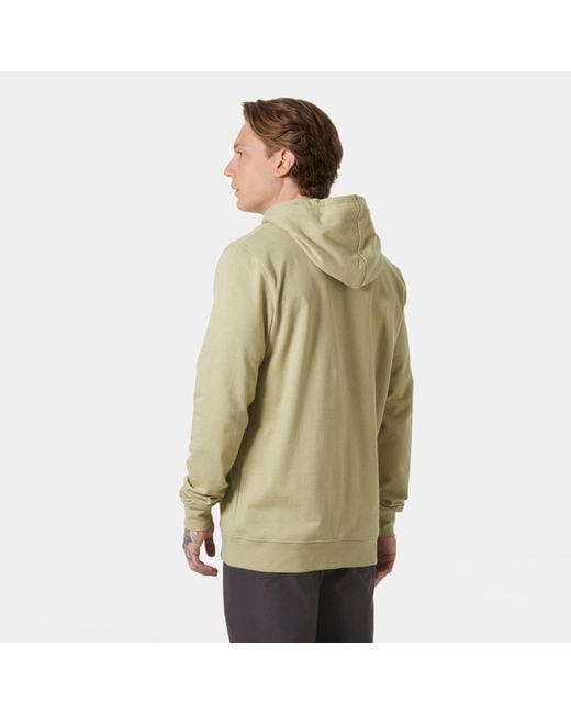 Helly Hansen Green Nord Graphic Pull Over Hoodie for men