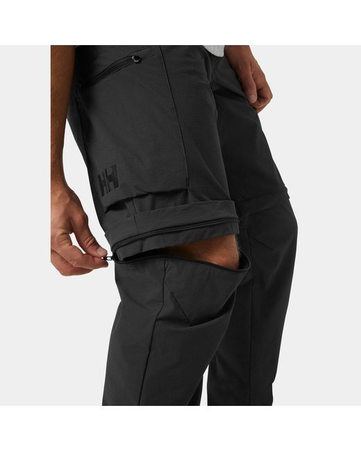 Helly Hansen Gray Brono Softshell Zip Off Trousers for men