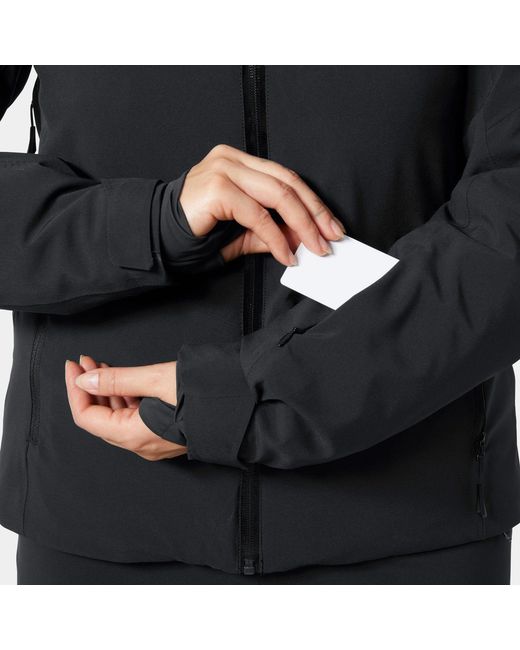 Helly Hansen Black Alphelia Jacket Clothing, Elastane/Polyamide/Polyester