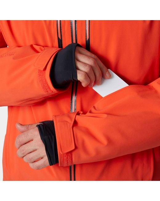 Helly Hansen Alpha Lifaloft Lightweight Ski Jacket Red for men