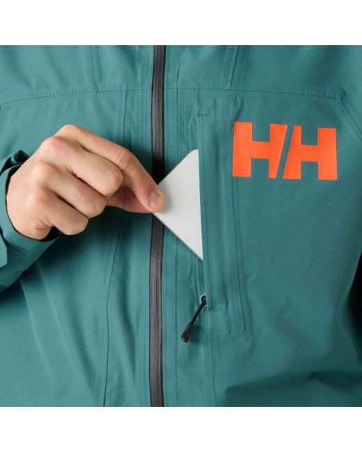 Helly Hansen Green Emiko Shell Jacket for men