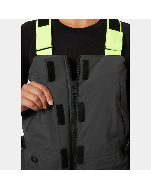 Helly Hansen Black Skagen Pro Sailing Salopette