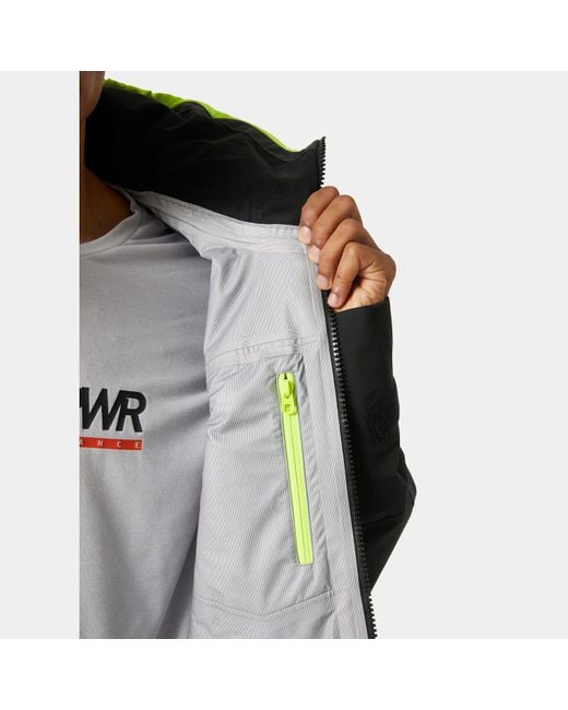 Helly Hansen Black Aegir Race Sailing Jacket 2.0 for men
