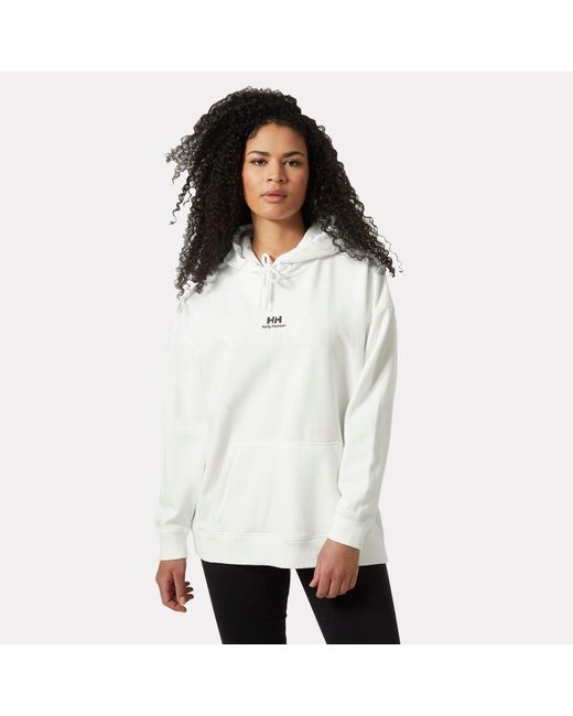 Yu Hoodie Mujer Helly Hansen de color White