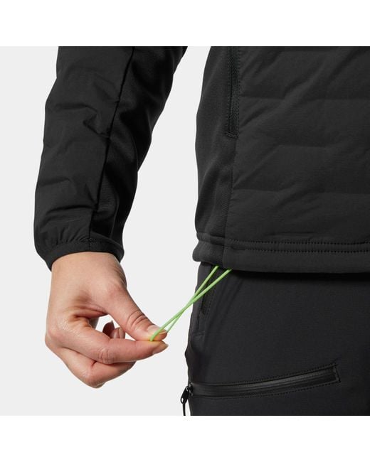 Hp Hooded Stretch Insulator Grigio di Helly Hansen in Black