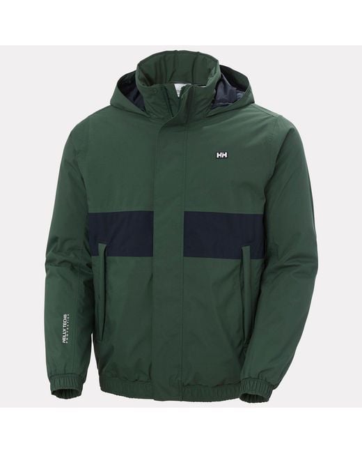 Helly Hansen Green Smoegen Insulated Rain Jacket for men