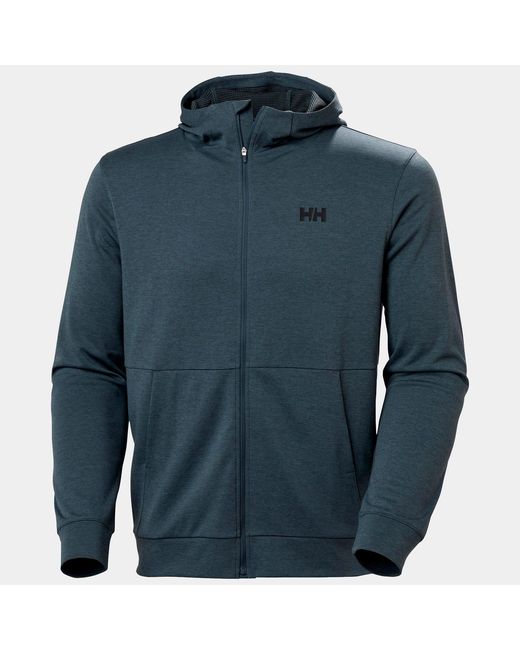 Helly Hansen Blue Hh Lifa Tech Lite Zip Hoodie for men