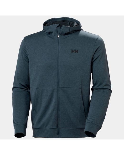 Helly Hansen Blue Hh Lifa Tech Lite Zip Hoodie for men