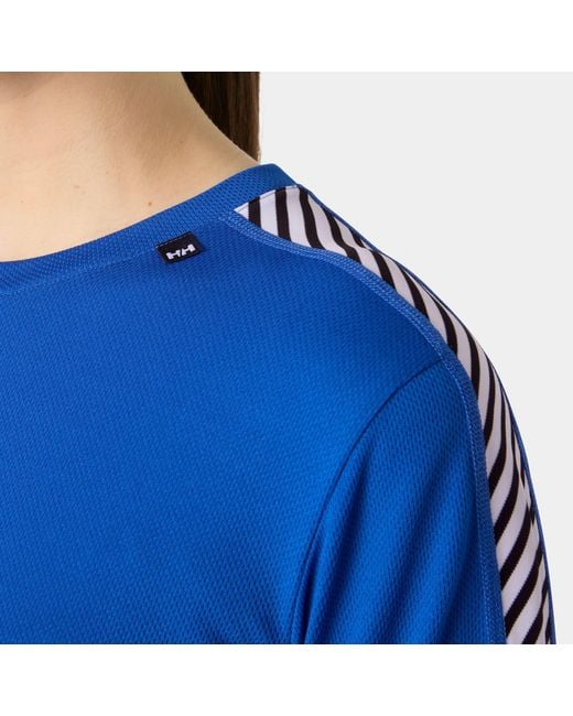 Helly Hansen Blue Hh Lifa Crew Performance Base Layer
