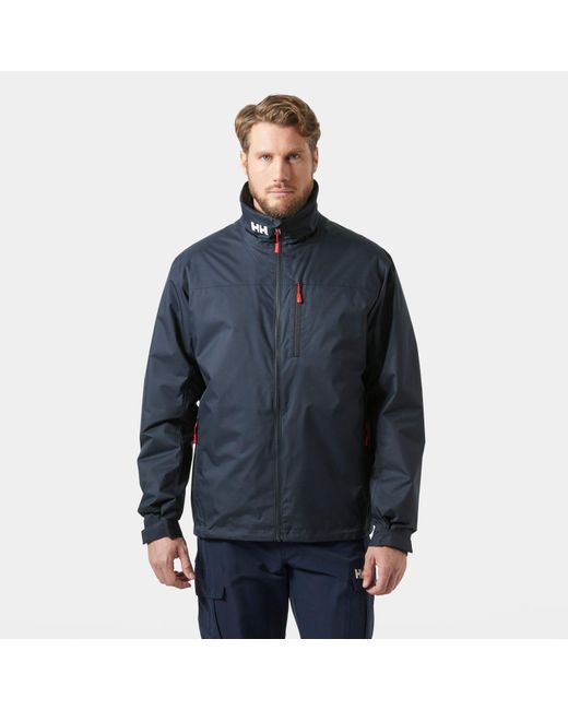 Helly Hansen Blue Crew Hooded Pile Jacket for men
